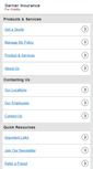 Mobile Screenshot of garnerinsurance.org