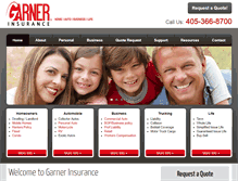 Tablet Screenshot of garnerinsurance.com